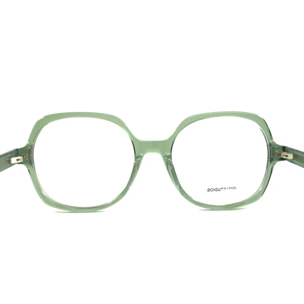 Gigi Studios Eyeglasses Frames BRIELLE 6933/7 Clear Transparent Green 52-17-140
